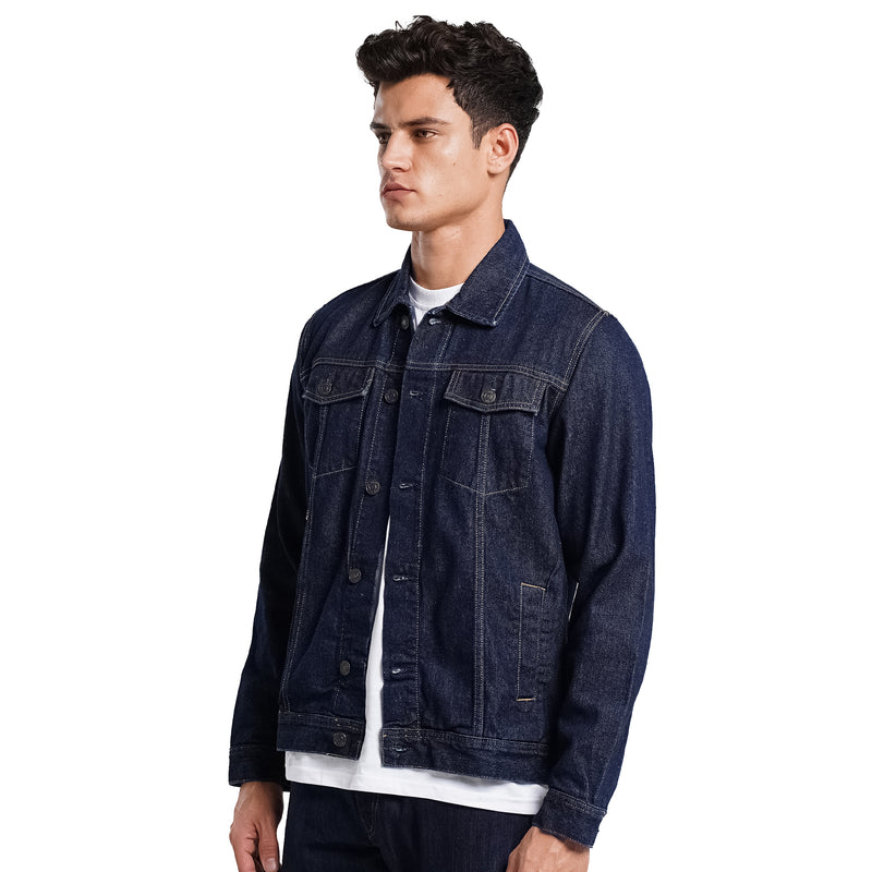 Lee Cooper Jacket Denim Remington Raw-Medium Rinse Blue