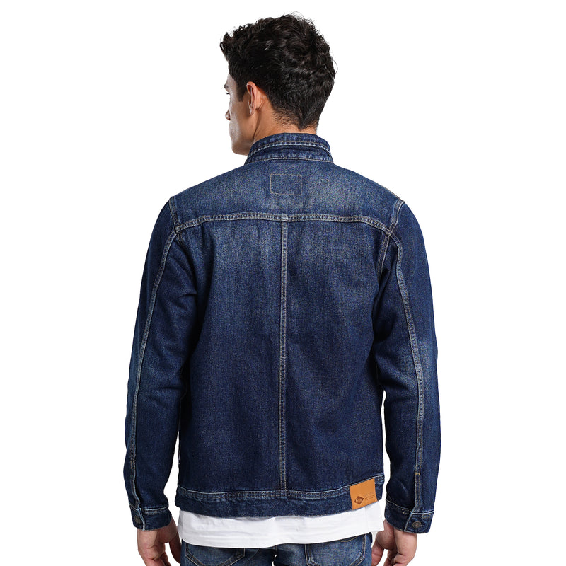 Lee Cooper Jacket Denim Remington Worn Dark Blue