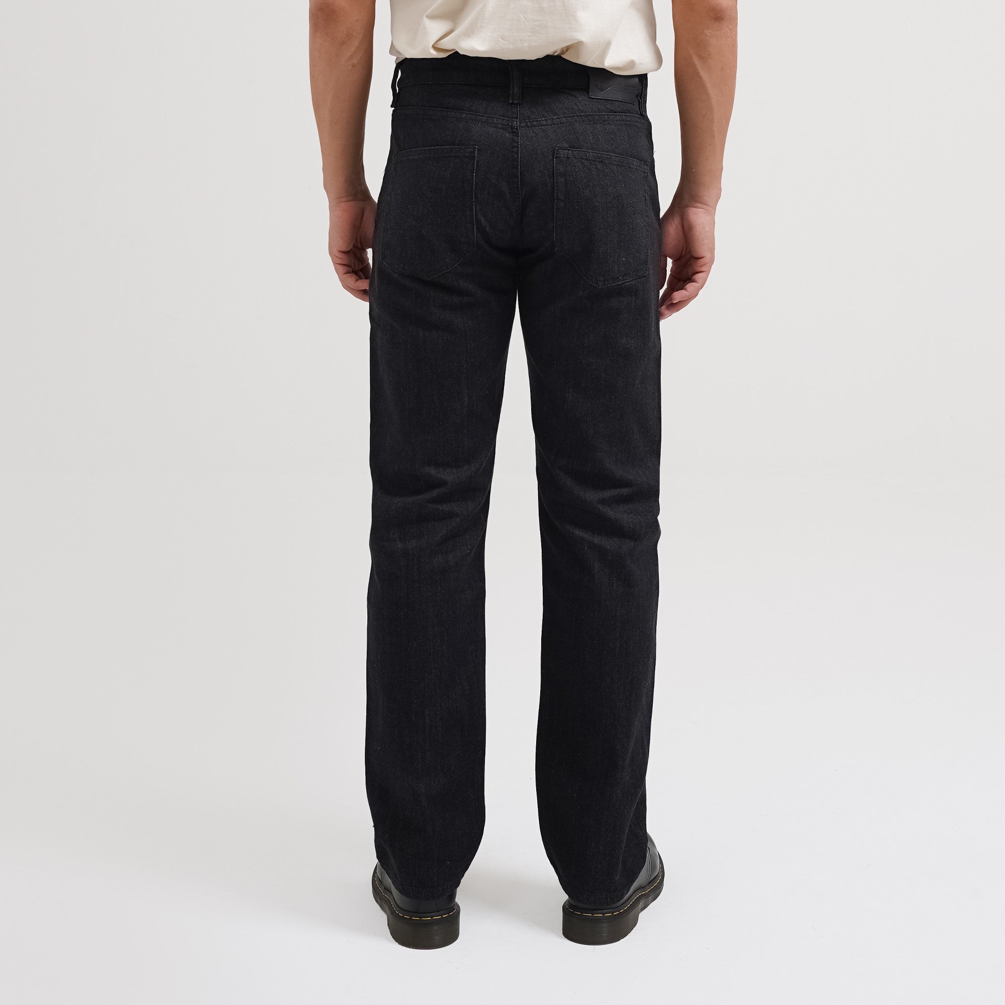 Lee Cooper Straight Fit Jeans Harry Rinse Black Rustic