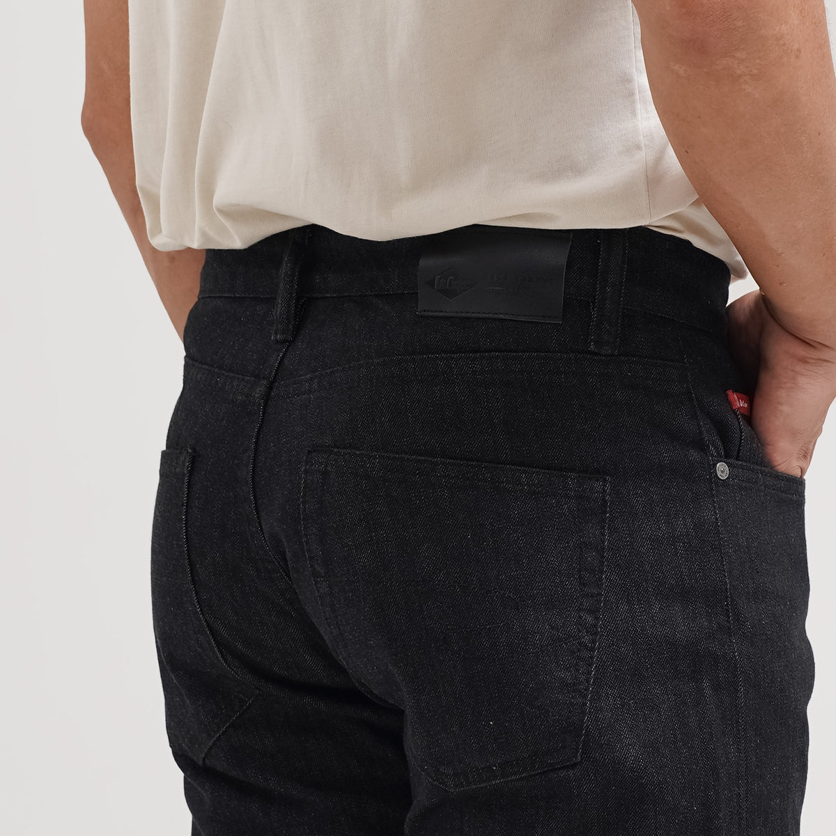 Lee Cooper Straight Fit Jeans Harry Rinse Black Rustic