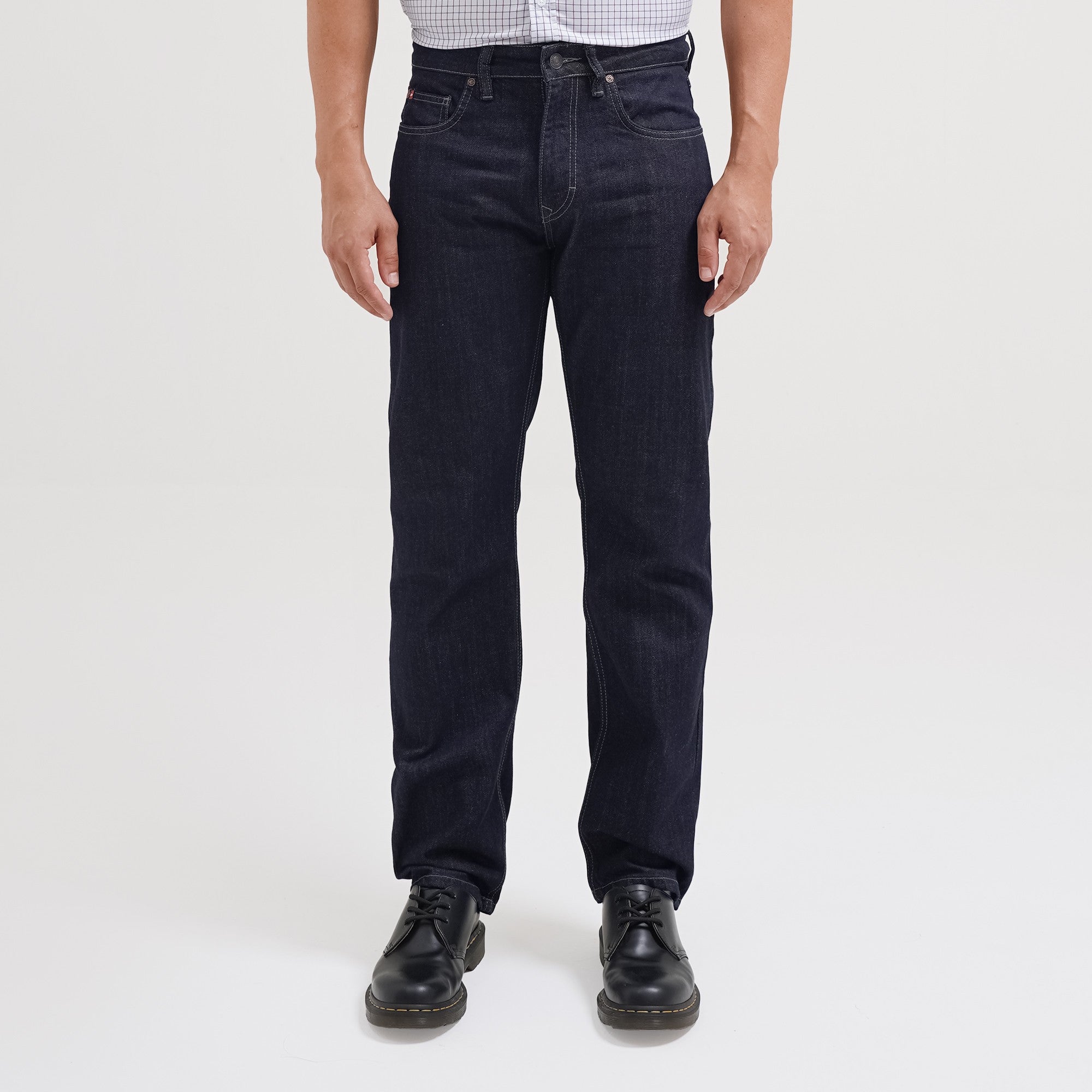 Lee Cooper Straight Fit Jeans Harry Rinse Blue Wallace