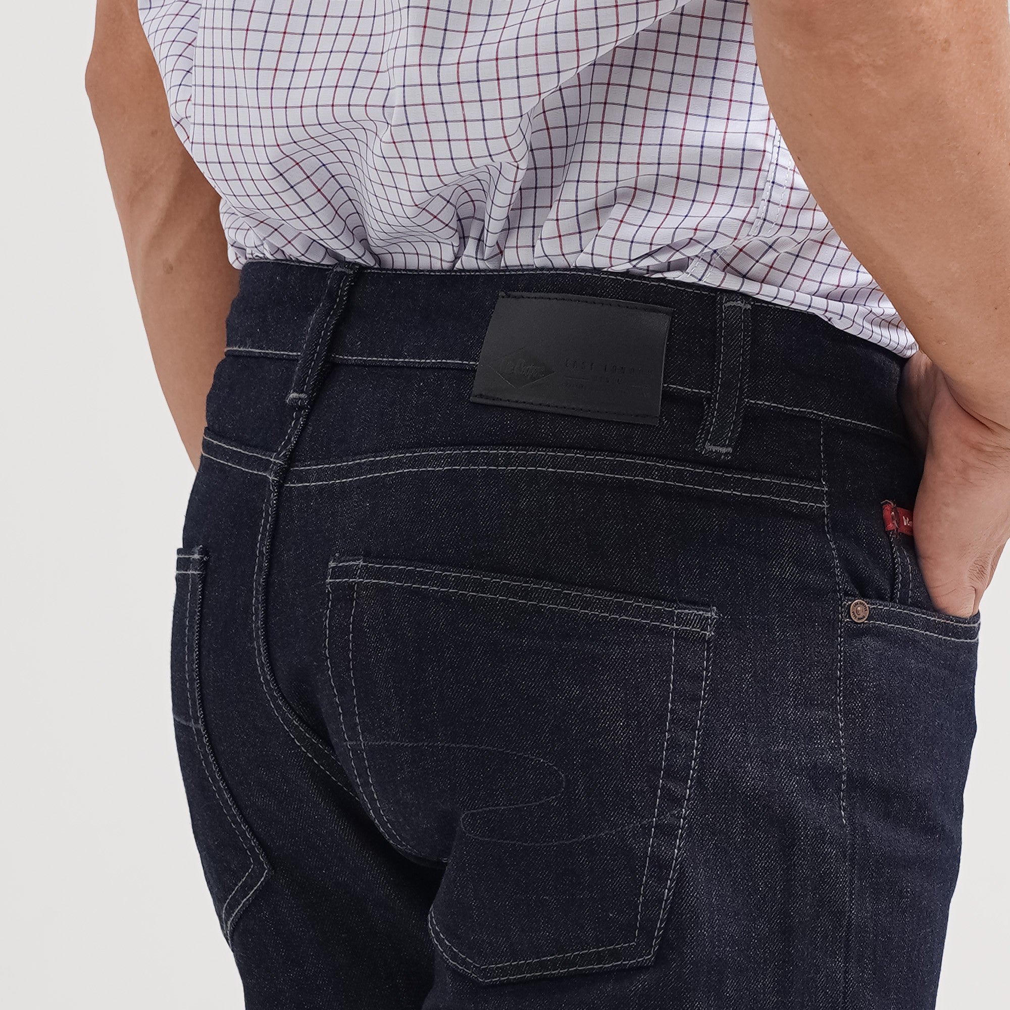 Lee Cooper Straight Fit Jeans Harry Rinse Blue Wallace
