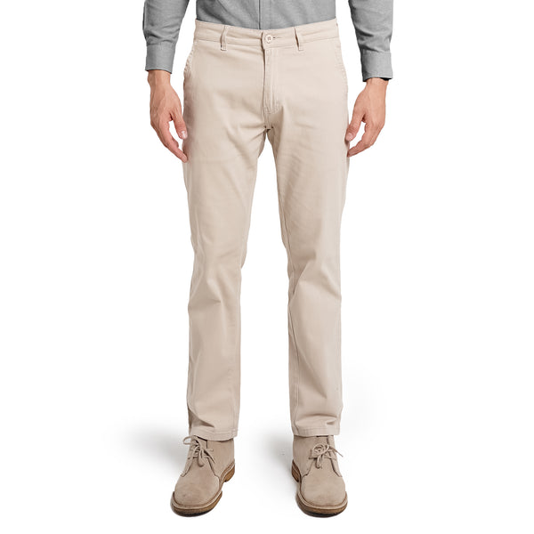 Lee Cooper Slim Fit Long Chino Logan Khaki