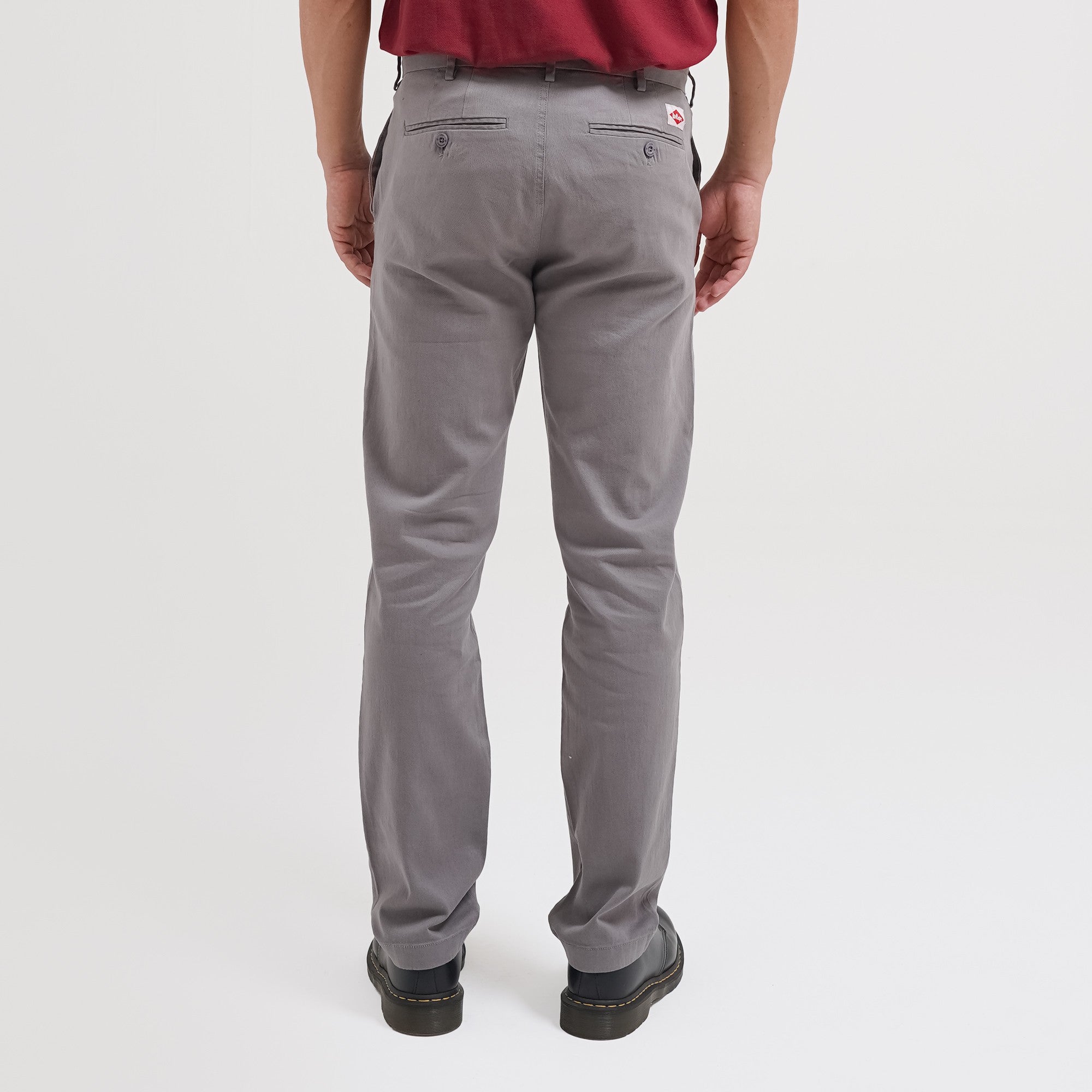 Lee Cooper Slim Fit Long Chino Parry Medium Grey