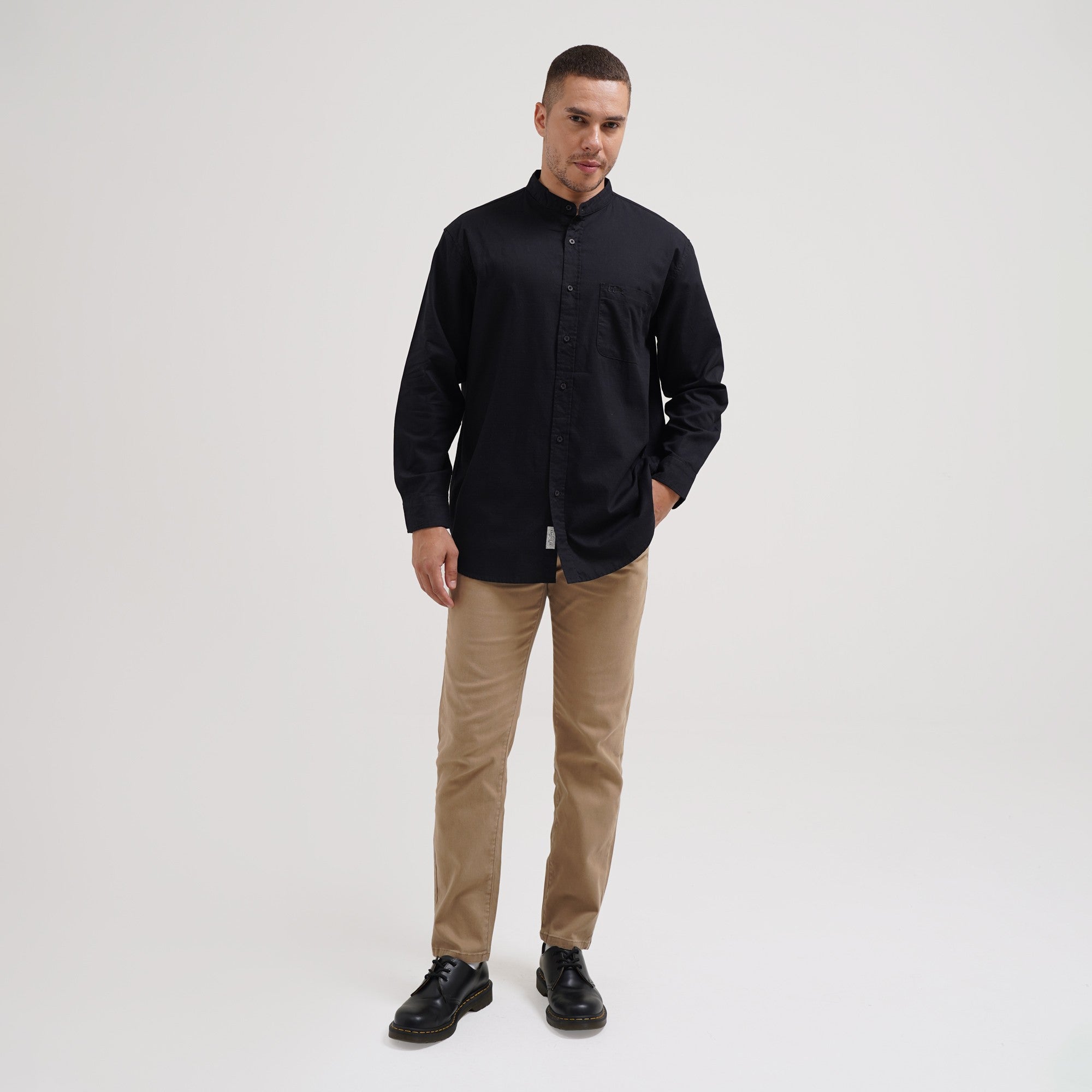 Lee Cooper Slim Fit Long Chino Philips Cream
