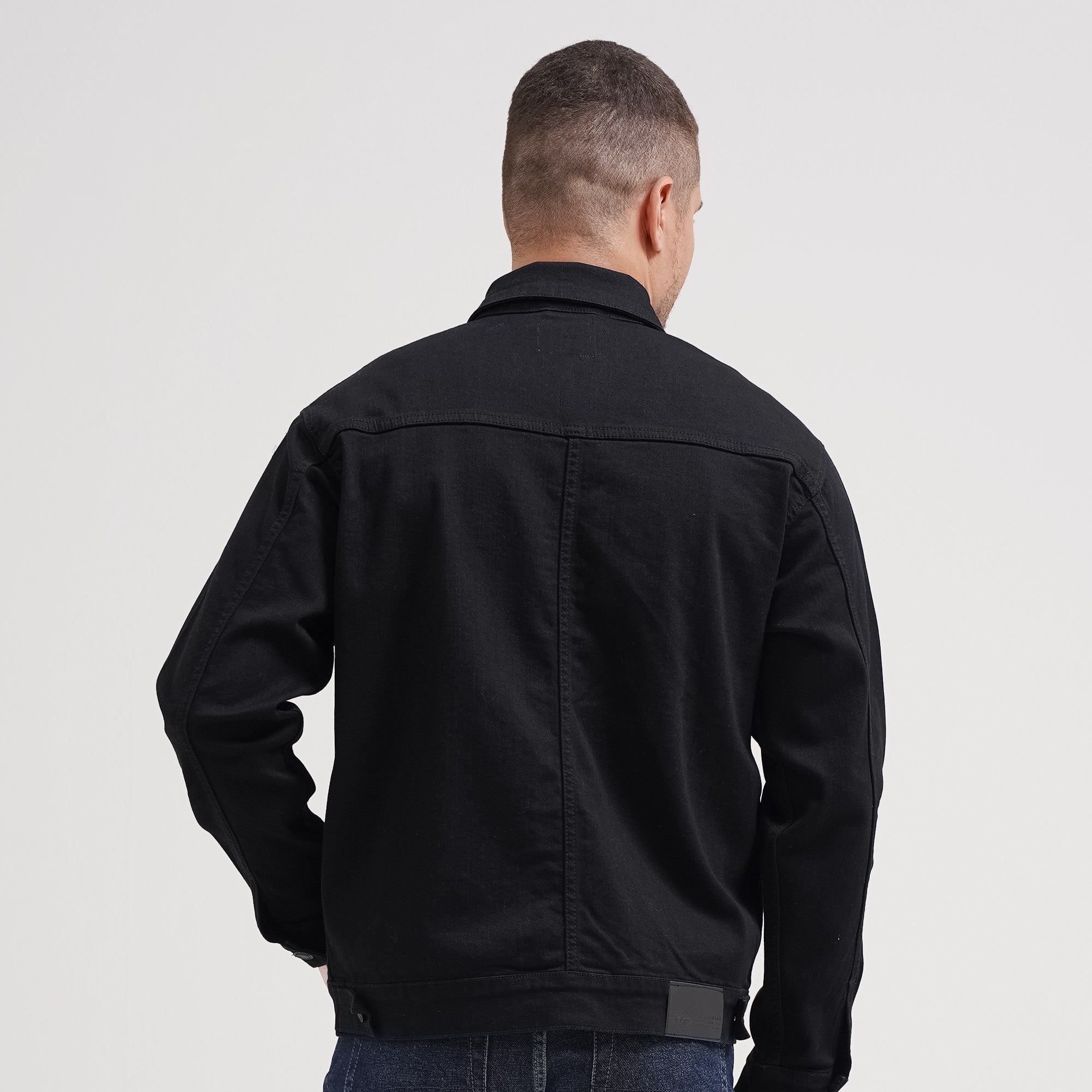 Lee Cooper Long Jacket Hunter Rinse Black