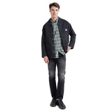 Lee Cooper Long Jacket Knox Rinse Black