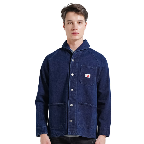 Lee Cooper Long Jacket Knox Rinse Blue