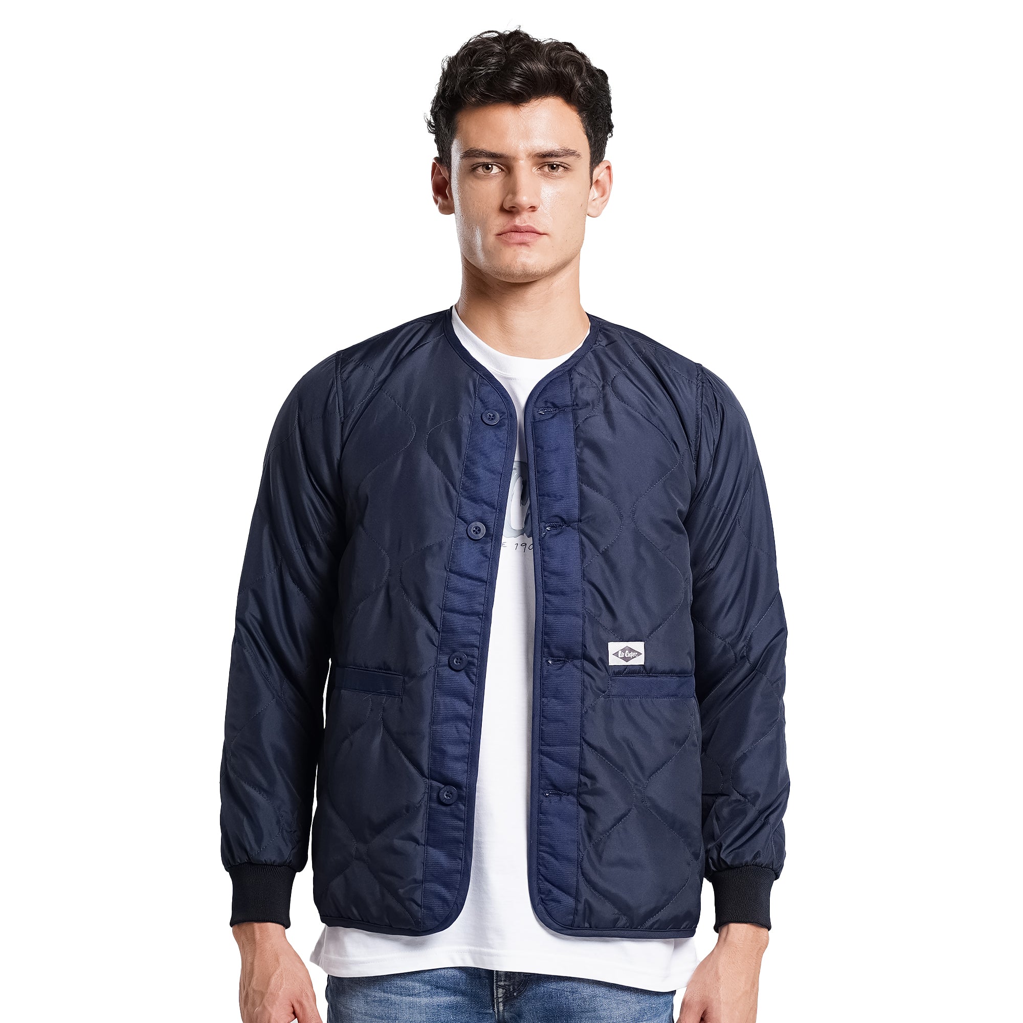 Lee Cooper Long Jacket Linner Navy