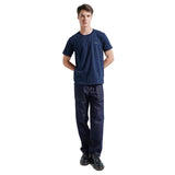 Lee Cooper Straight Fit Long Pants Carpenter Rinse Blue Medium Raw