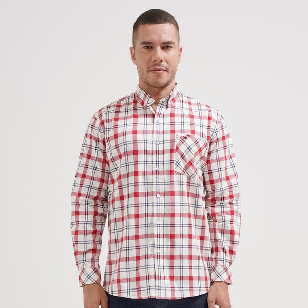 Lee Cooper Long Shirt Kenny Blue White