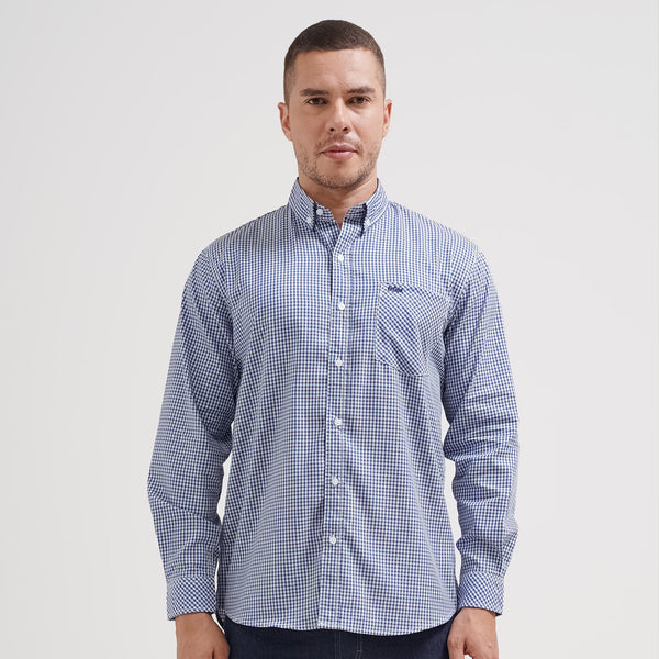 Lee Cooper Long Shirt Kenny Light Blue