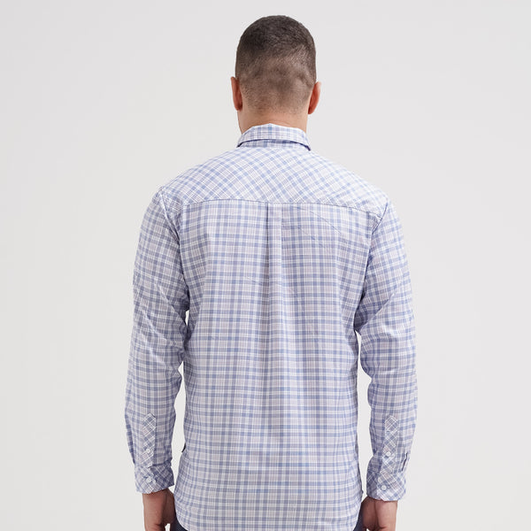 Lee Cooper Long Shirt Kenny Medium Blue