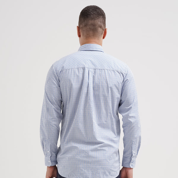 Lee Cooper Long Shirt Kenny Misty Blue