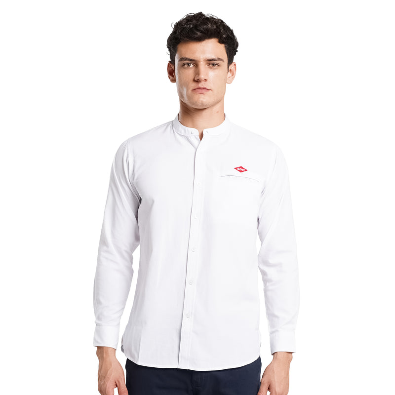 Lee Cooper Long Shirt Leighton White