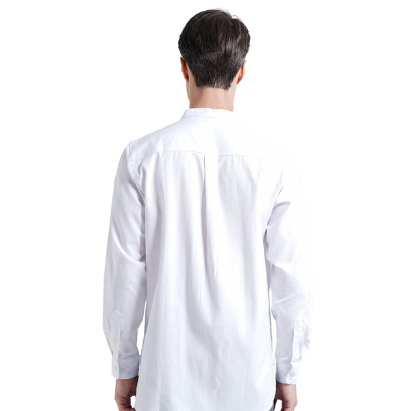 Lee Cooper Long Shirt Newton White