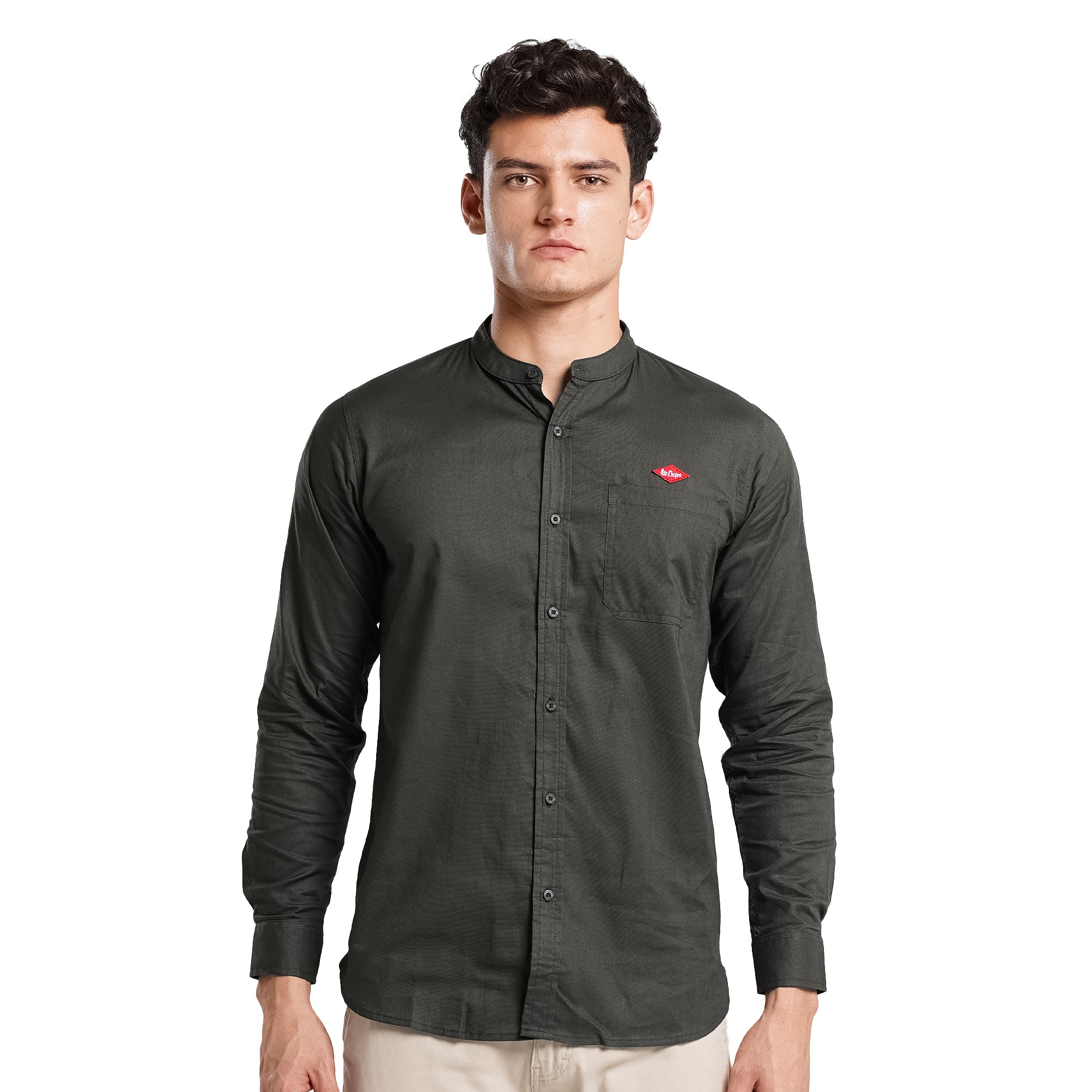 Lee Cooper Long Shirt Koko Nyle Dark Olive