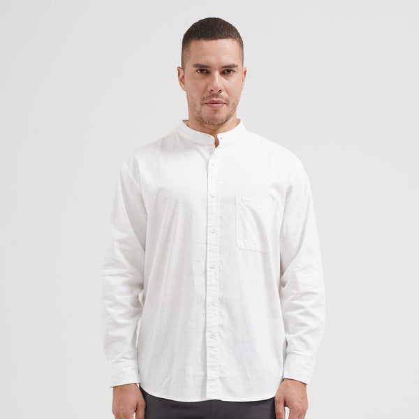 Lee Cooper Long Shirt Koko Pelham Off White