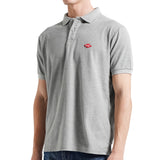 Lee Cooper Polo Shirt Logo Diamond Red Misty 71