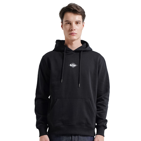 Lee Cooper Pullover Logo Diamond Black