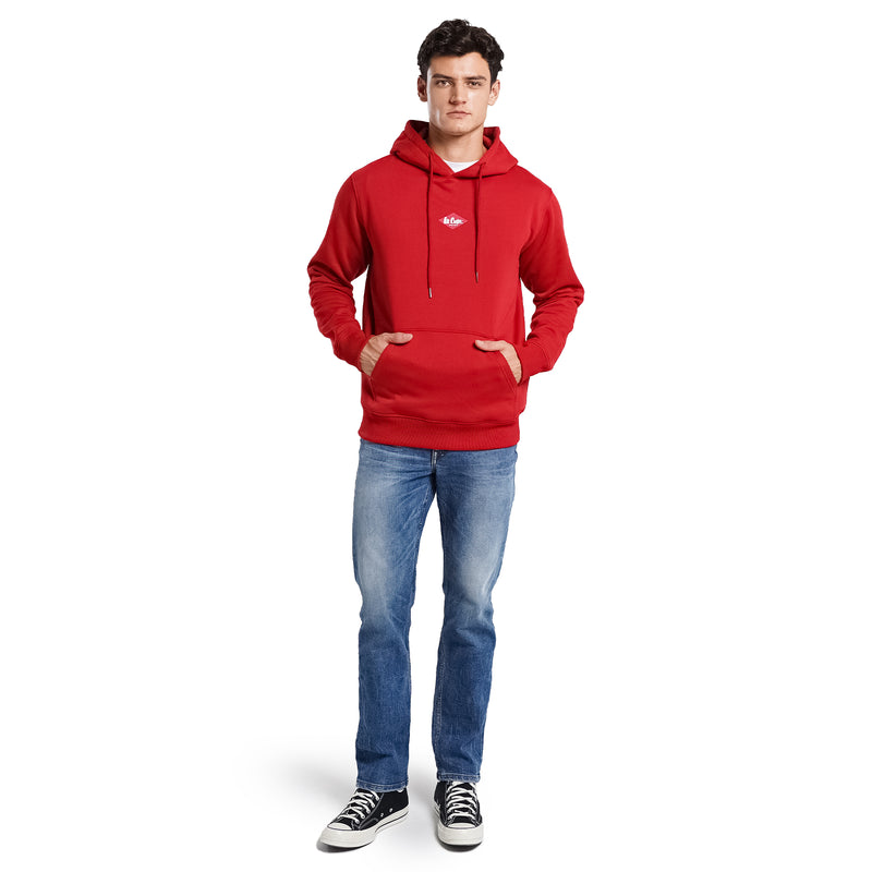 Lee Cooper Pullover Logo Diamond Red