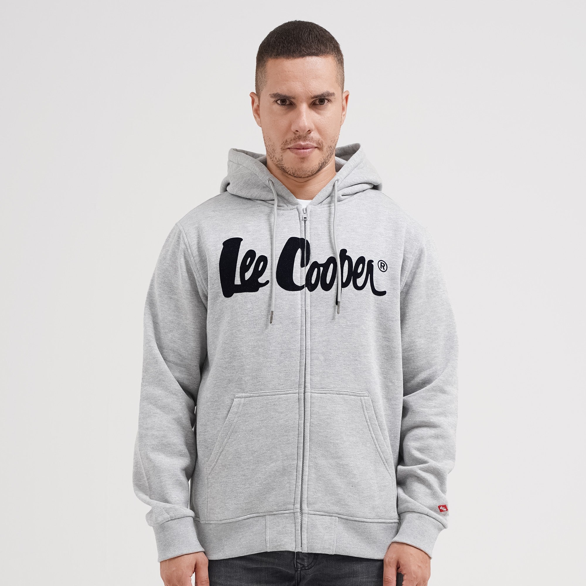 Lee Cooper Pullover Logotype Velvet Misty 71
