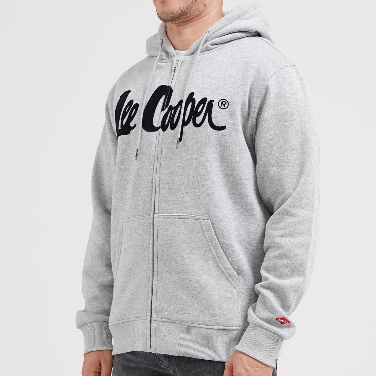 Lee Cooper Pullover Logotype Velvet Misty 71