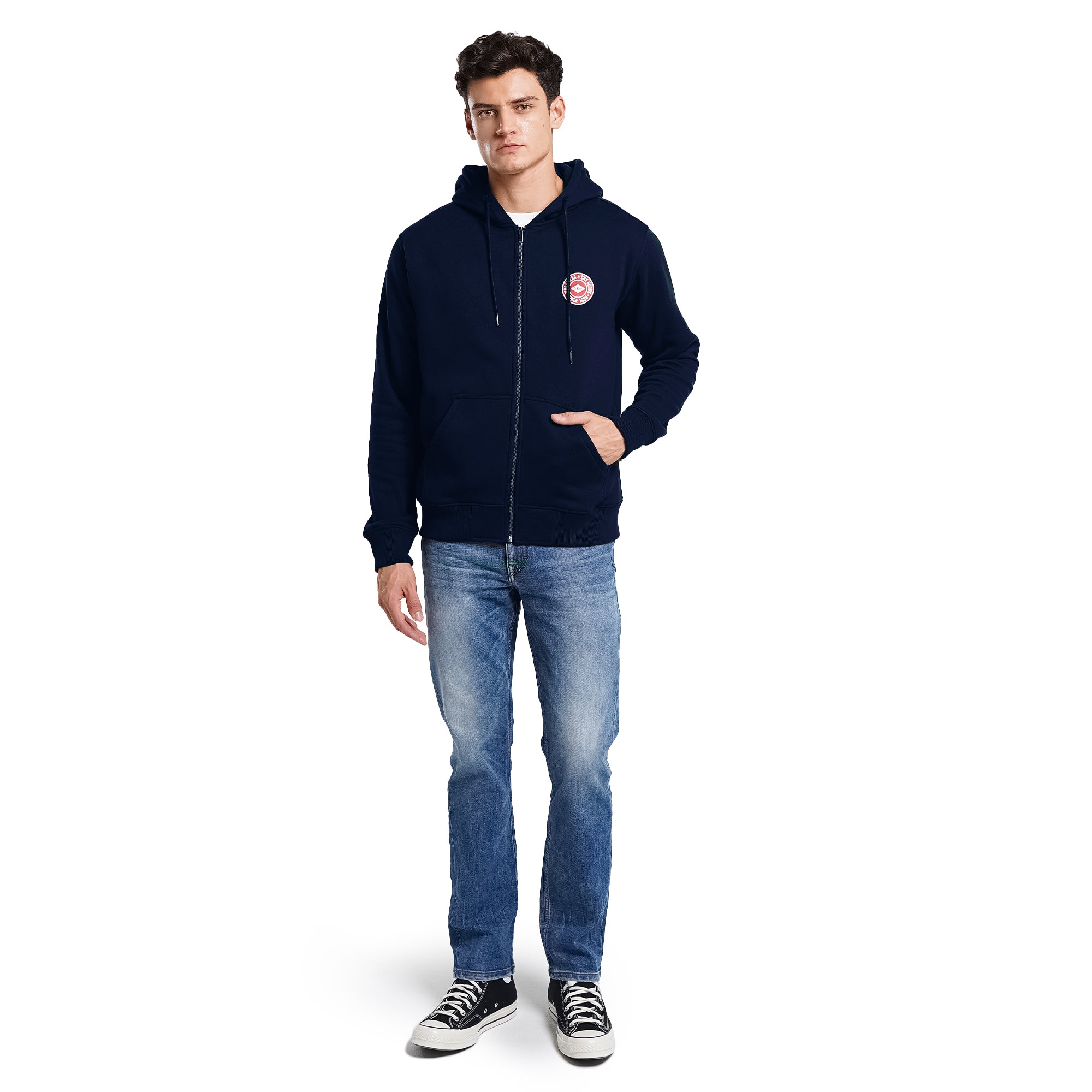 Lee Cooper Pullover Round Workwear Navy