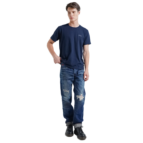 Lee Cooper Selvedge NON-RAW Harry Repaired Dark Blue 38