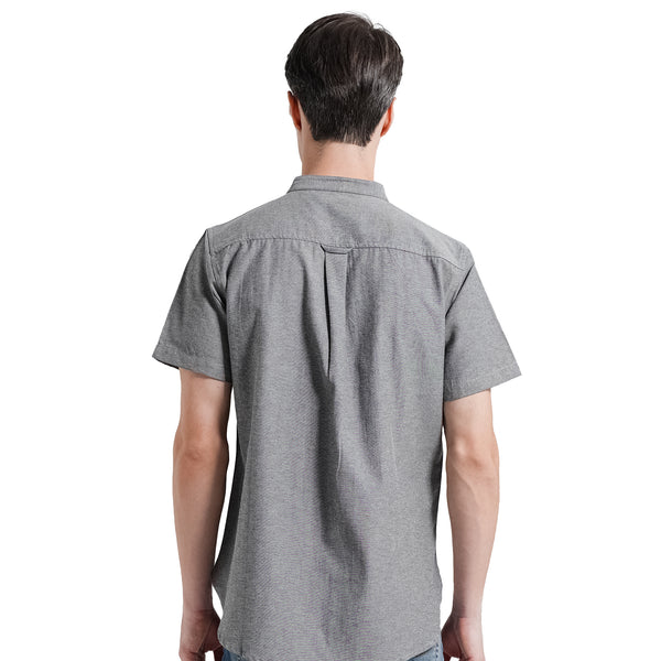 Lee Cooper Short Shirt Leighton Dark Grey