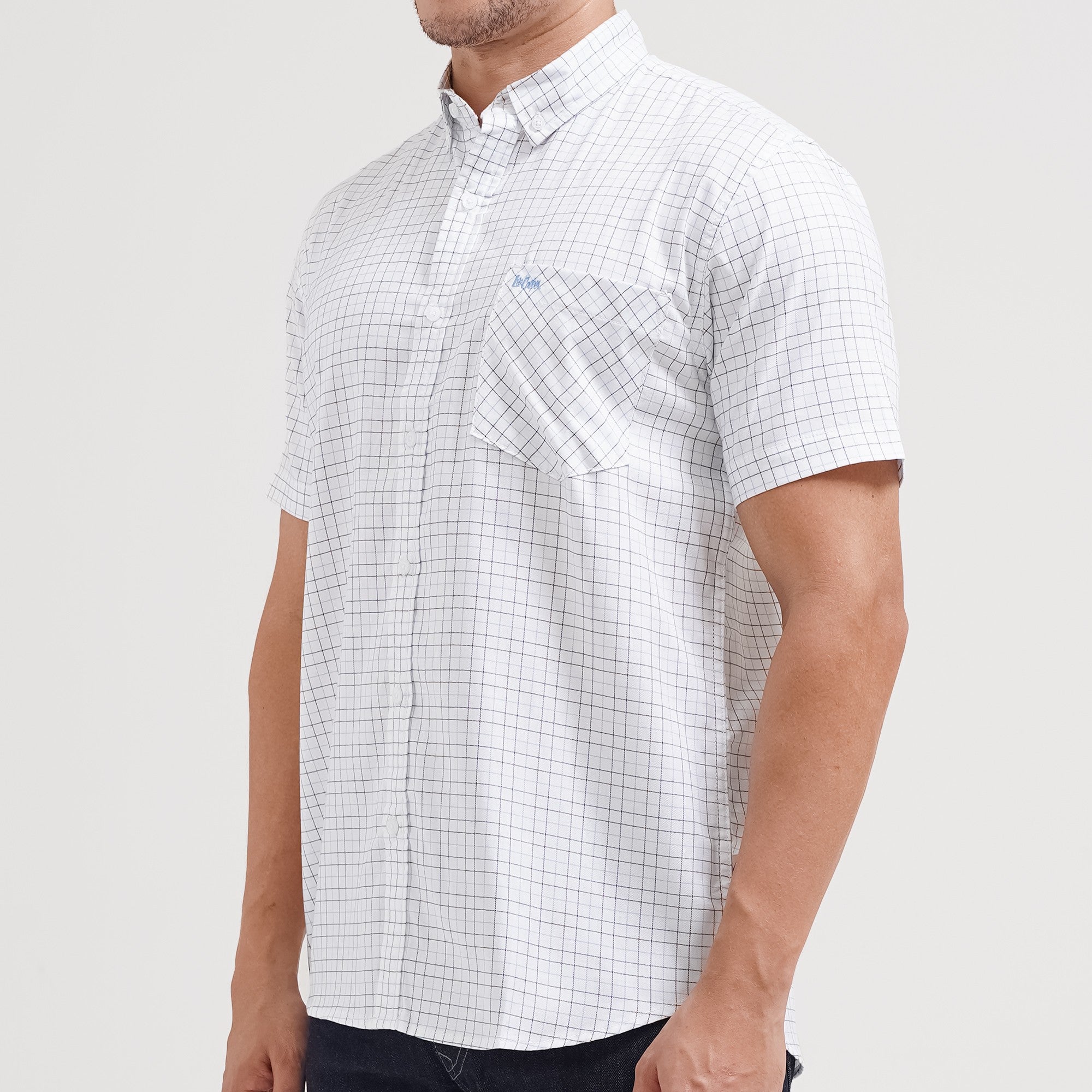 Lee Cooper Short Shirt Rudd White Blue