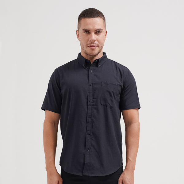 Lee Cooper Short Shirt Standford Black