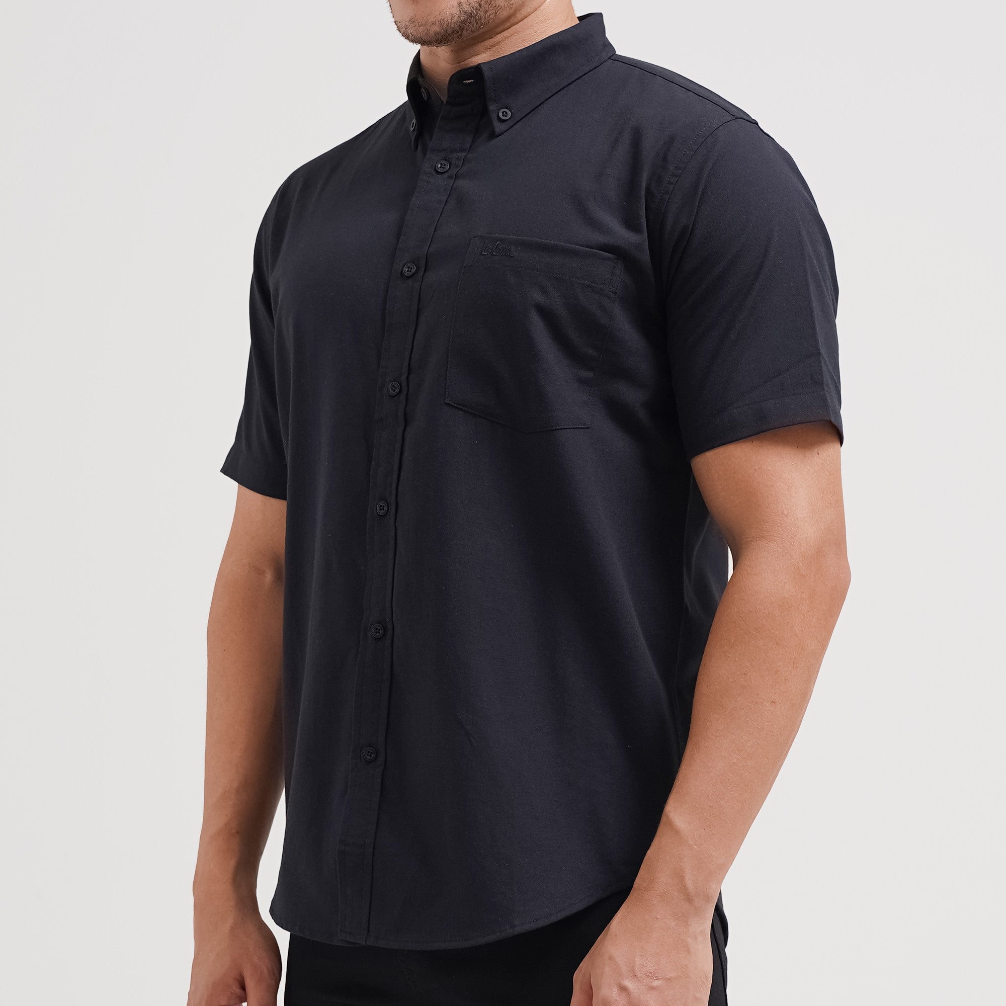 Lee Cooper Short Shirt Standford Black