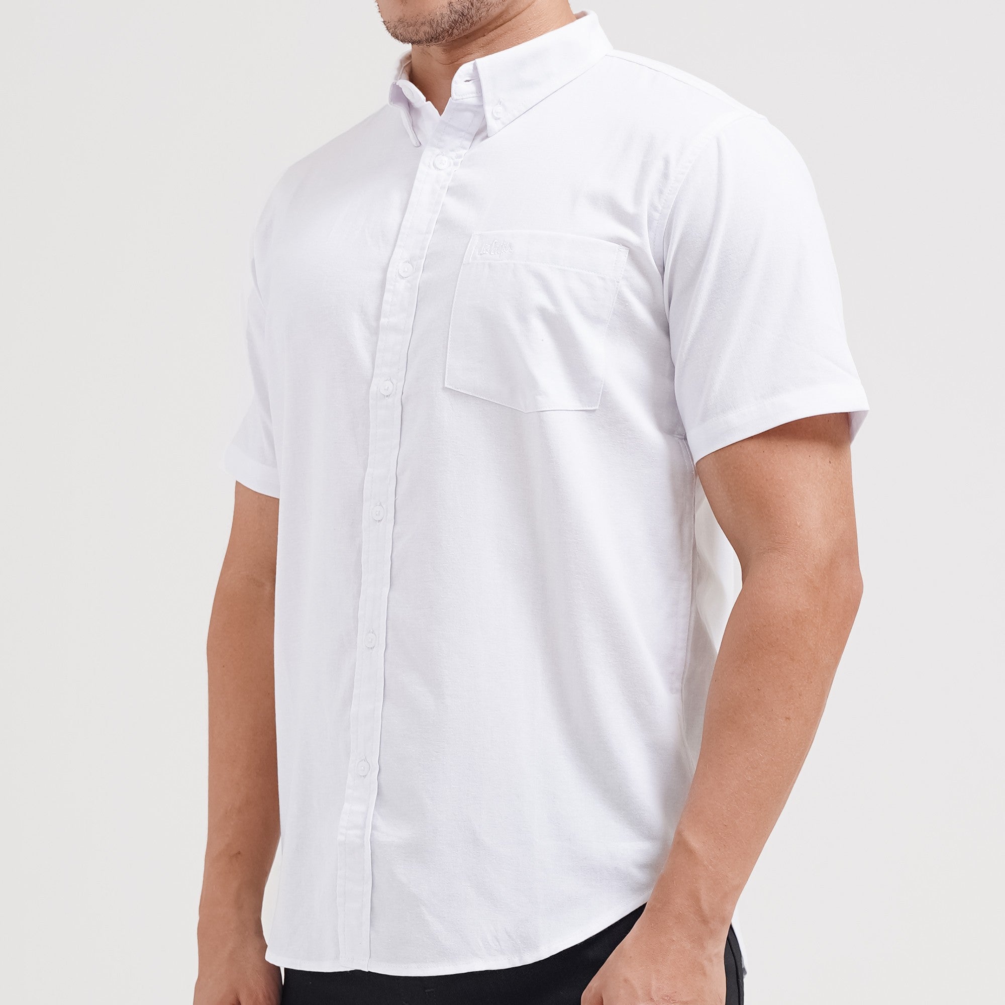Lee Cooper Short Shirt Standford White
