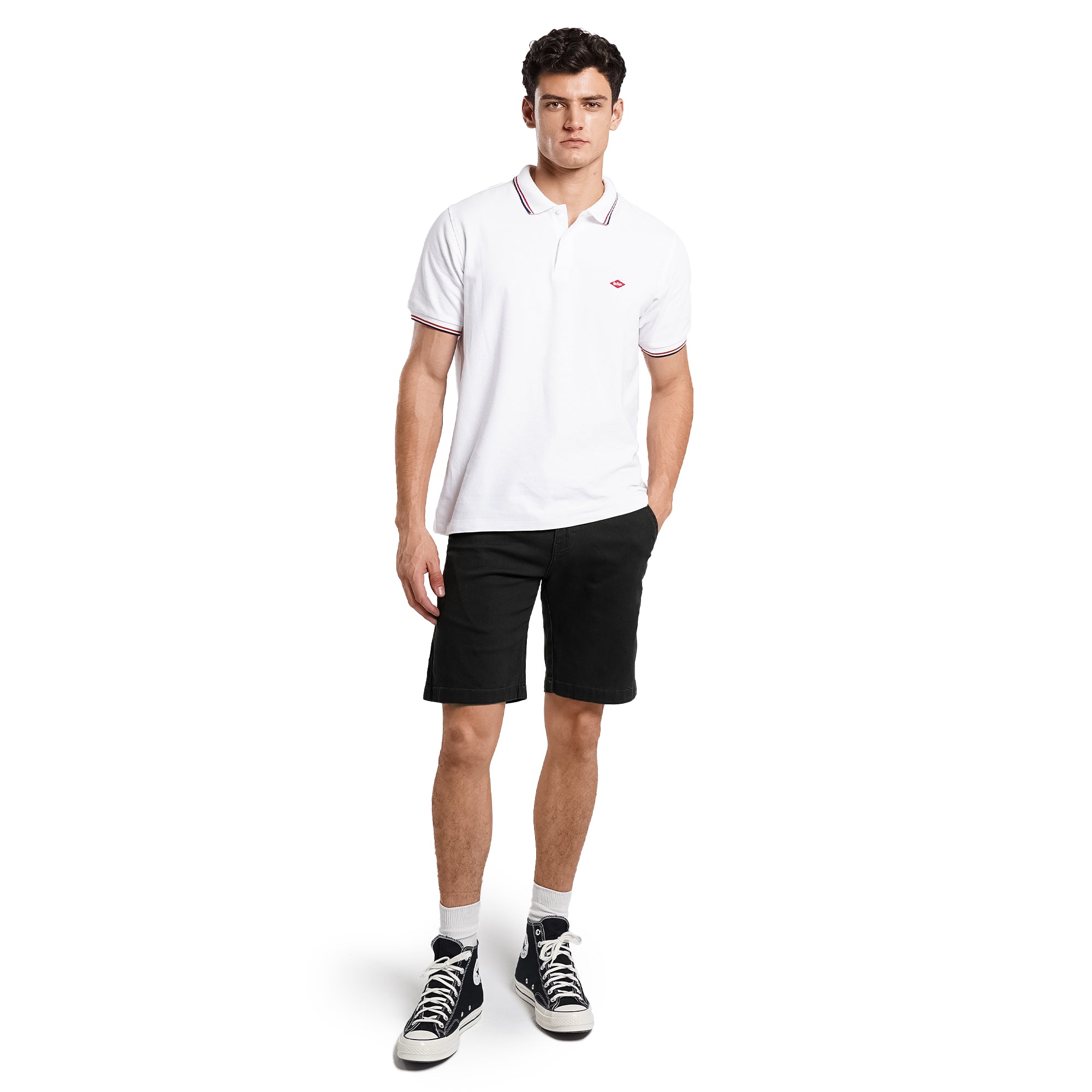 Lee Cooper Short Chino Logan Black