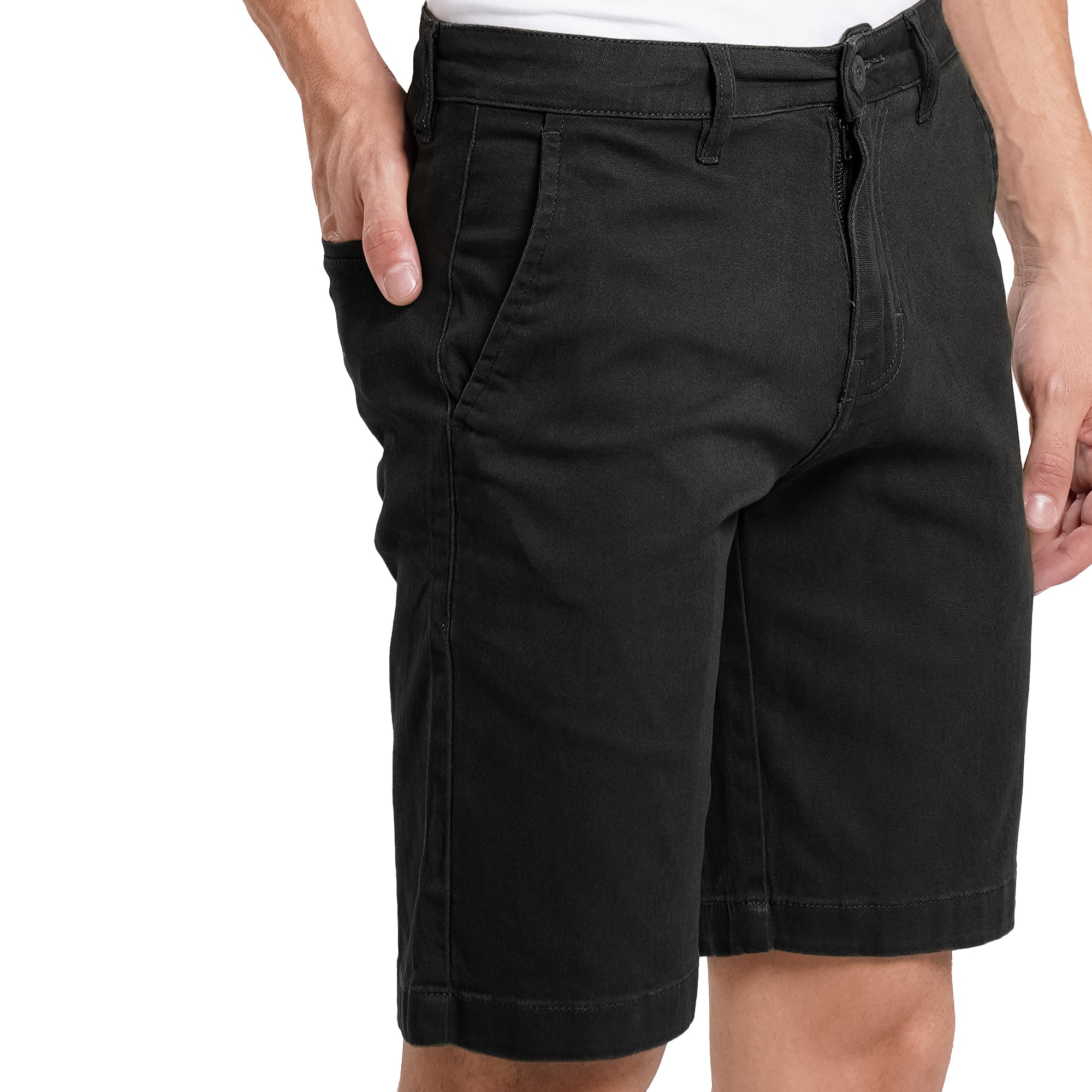 Lee Cooper Short Chino Logan Black