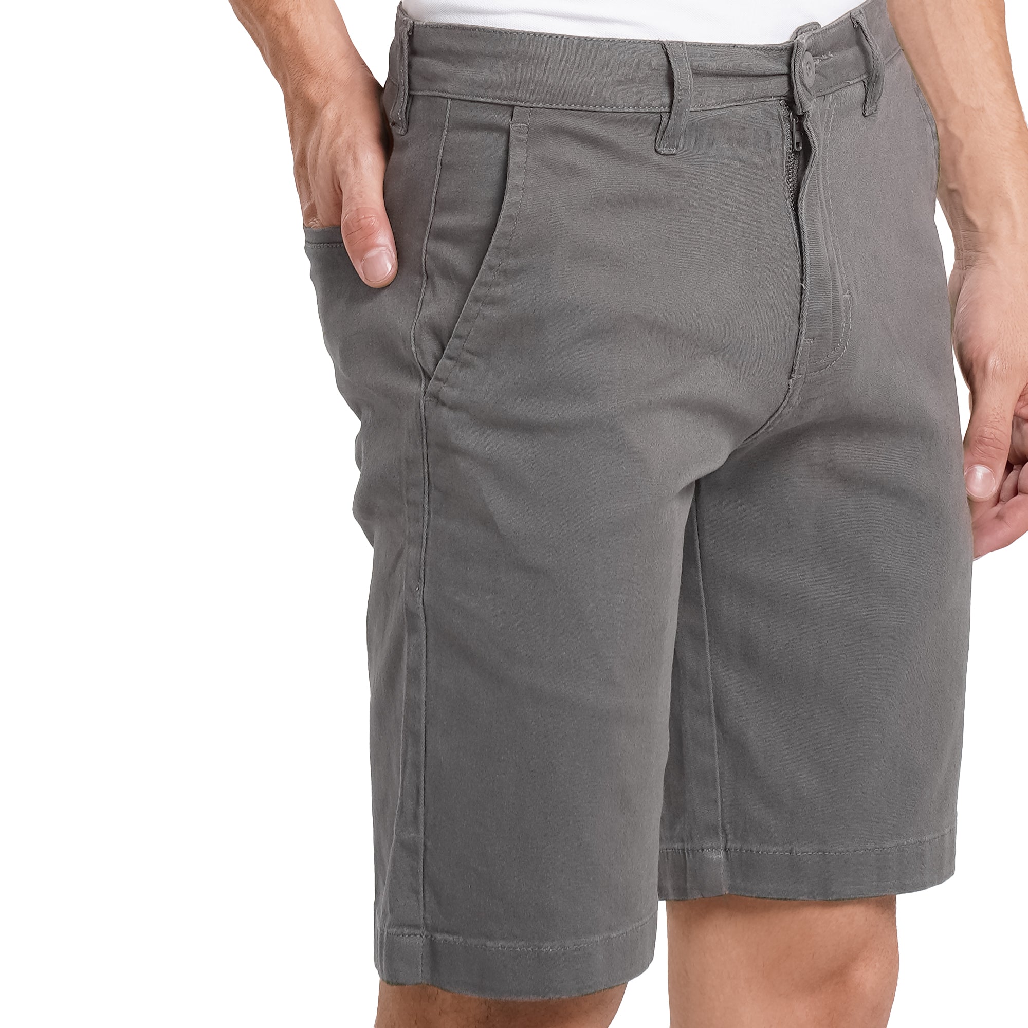 Lee Cooper Short Chino Logan Dark Grey