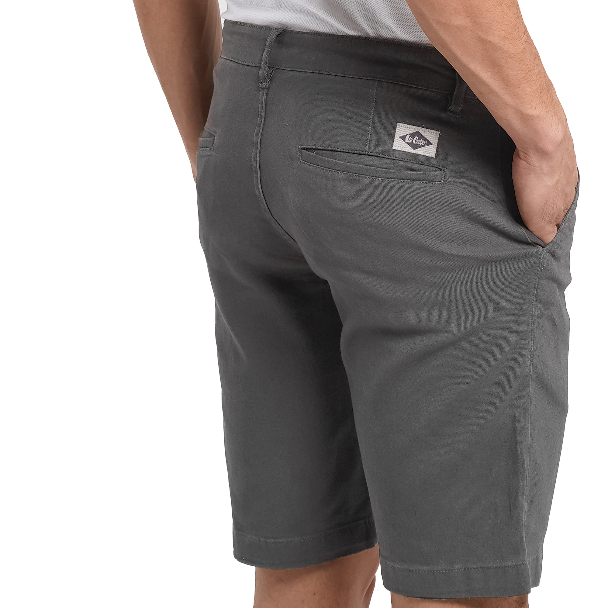 Lee Cooper Short Chino Logan Dark Grey