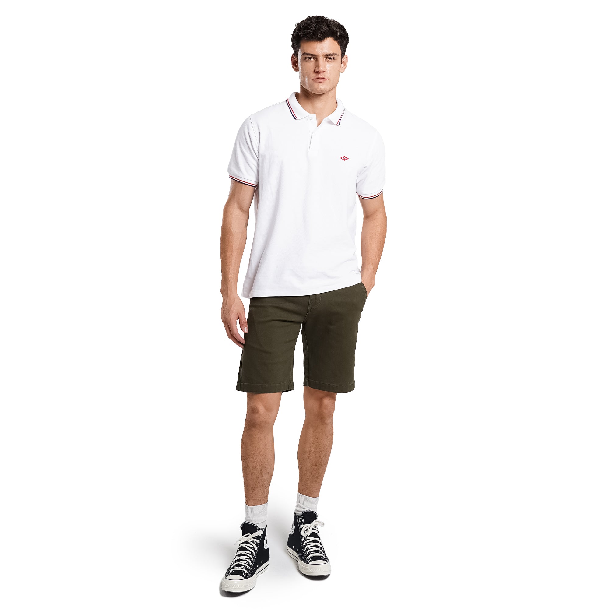 Lee Cooper Short Chino Logan Olive