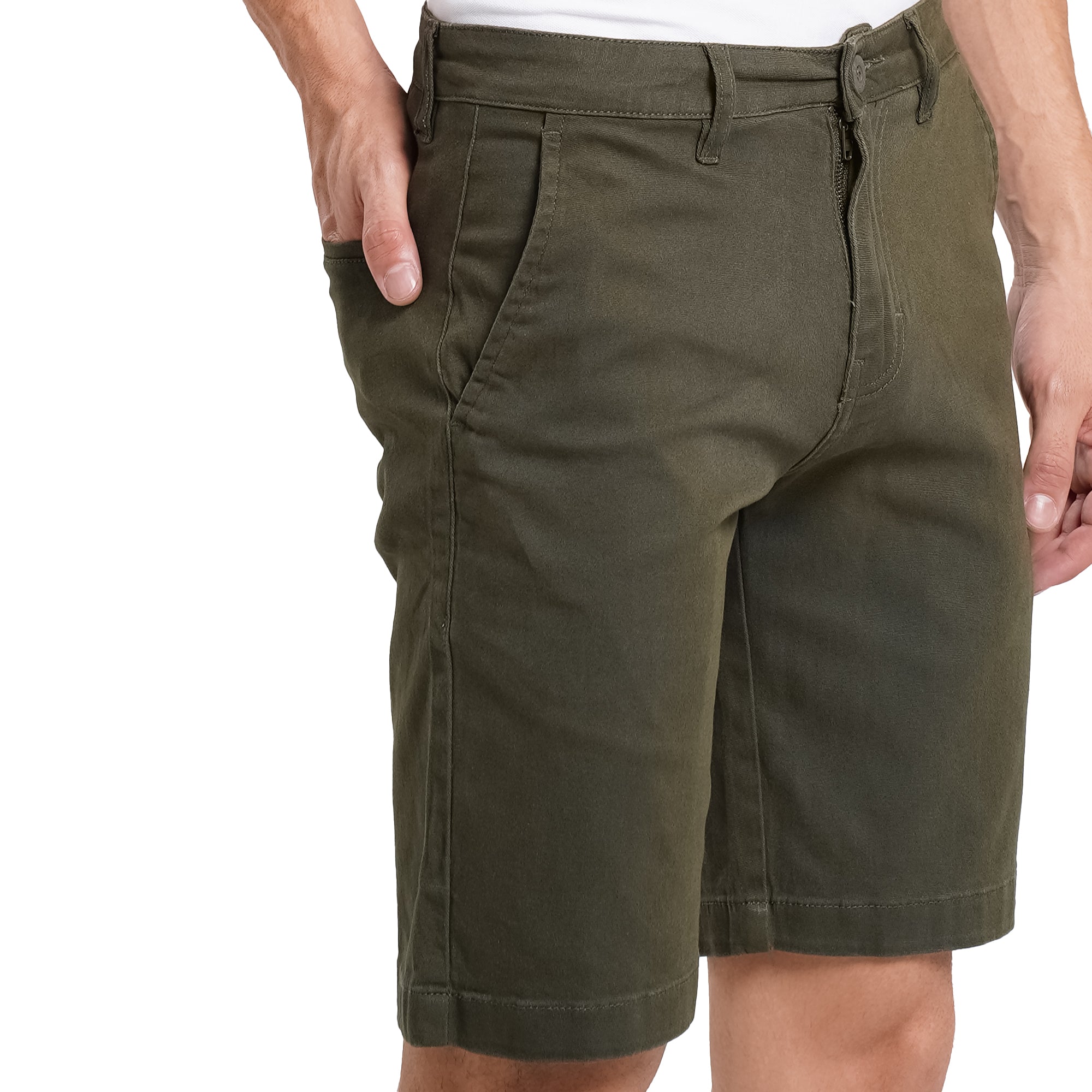 Lee Cooper Short Chino Logan Olive
