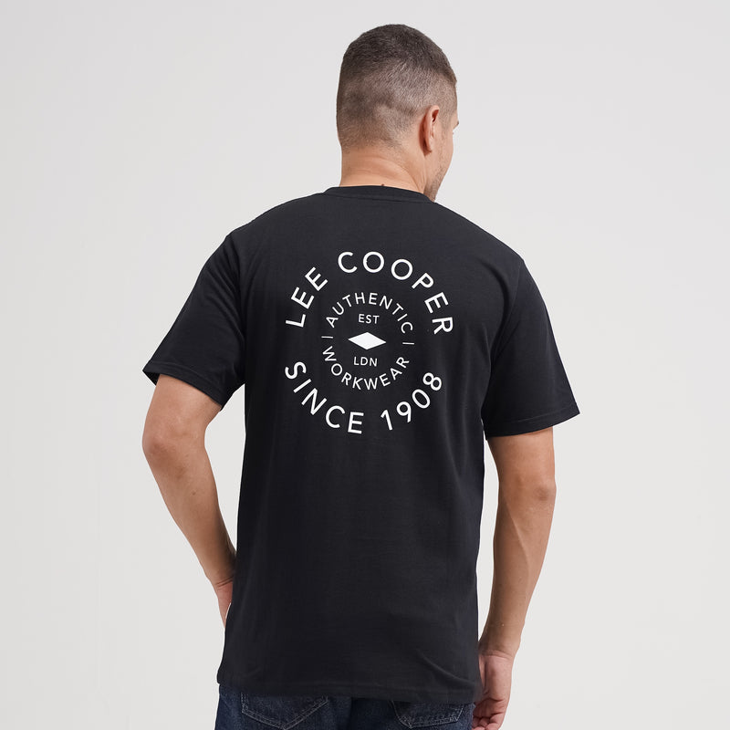 Lee Cooper T-Shirt Authentic Workwear Pocket Black