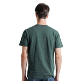 Lee Cooper T-Shirt Black Diamond Logo Velvet Olive