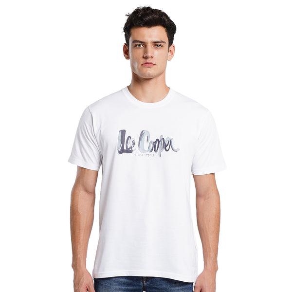 Lee Cooper T-Shirt Crayon BW White