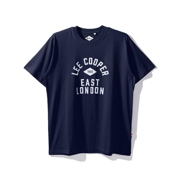 Lee Cooper T-Shirt East London Leaque Navy