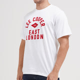 Lee Cooper T-Shirt East London Leaque White