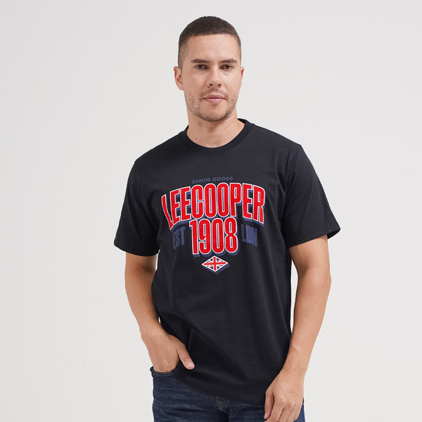 Lee Cooper T-Shirt LC College Union Black