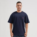 Lee Cooper T-Shirt Logo Pocket Oversize Navy