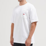 Lee Cooper T-Shirt Logo Pocket Oversize White