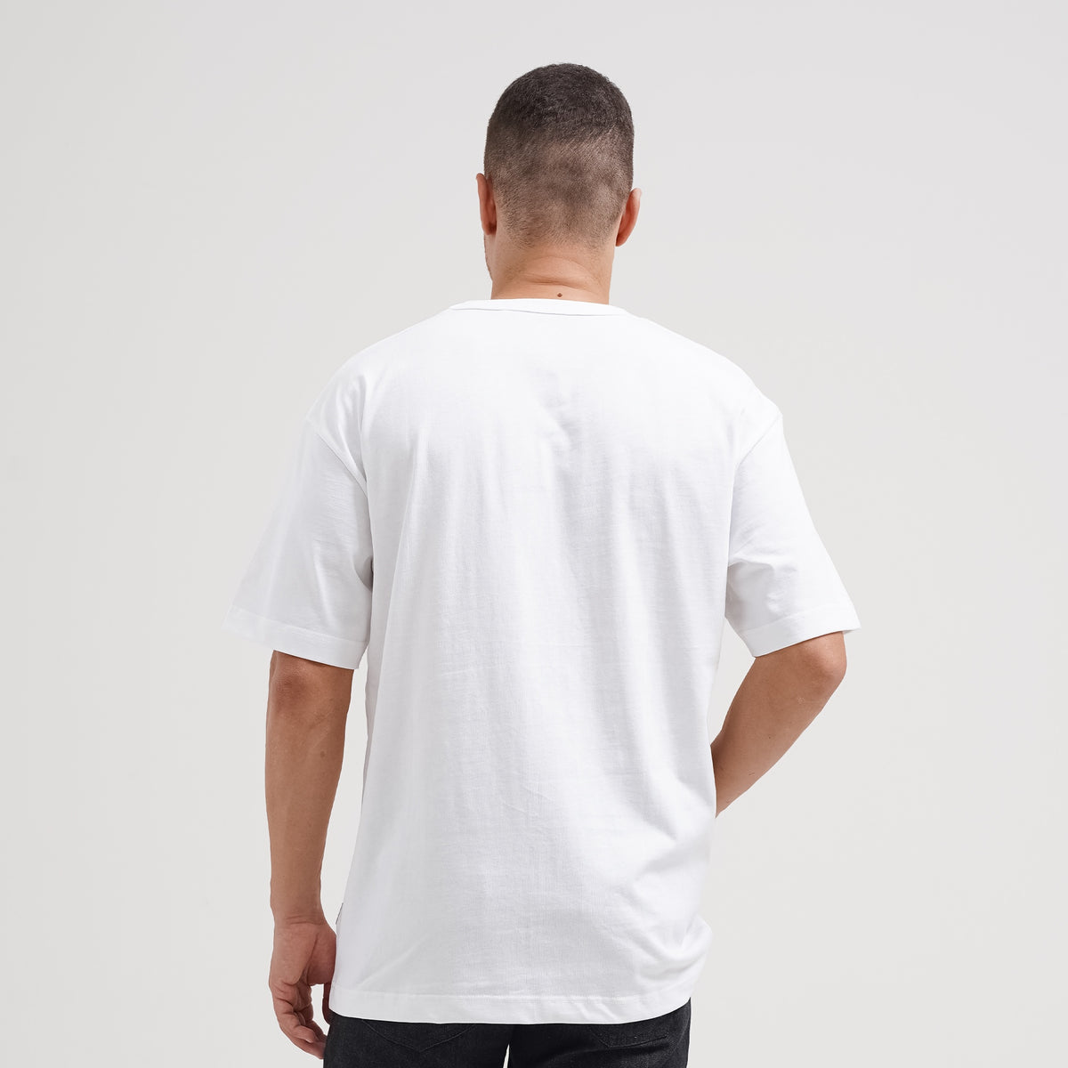 Lee Cooper T-Shirt Logo Pocket Oversize White
