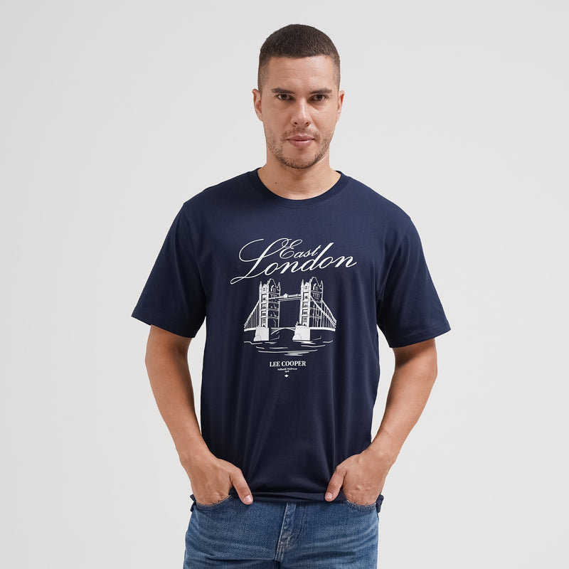 Lee Cooper T-Shirt London Bridge Navy